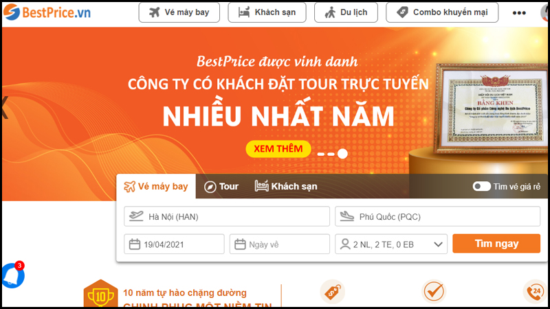 Website Bestprice.vn